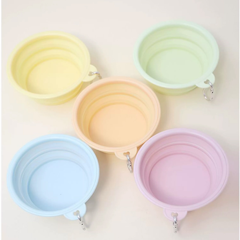 カラーペット用品携帯用フードウォーターコンテナ給餌トレイボウ - Wedding Water Supply のレビューと価格
