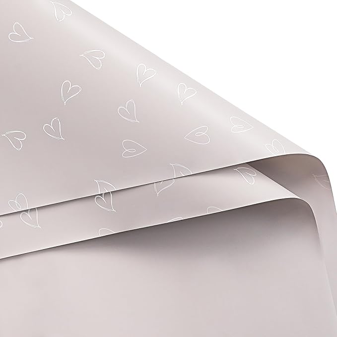 20枚入りフラワーラッピングペーパー - 22.8 x 22 - Wedding Water Supply のレビューと価格