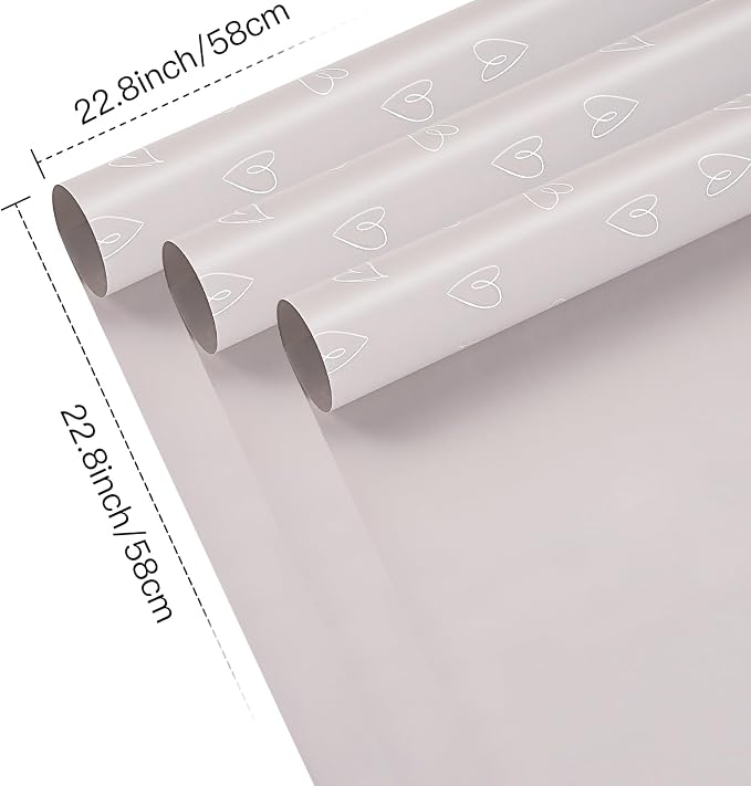 20枚入りフラワーラッピングペーパー - 22.8 x 22 - Wedding Water Supply のレビューと価格
