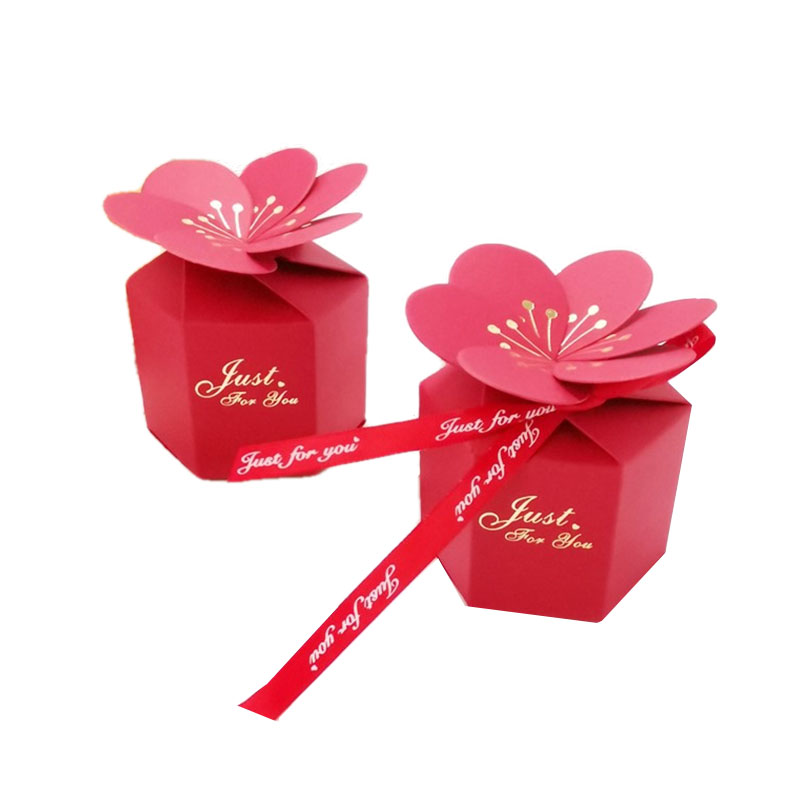 20/30/50個ウェディング花びらキャンディボックスチョコ - Wedding Supply List のレビューと価格