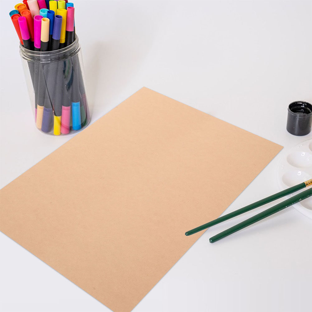 50枚入り厚手クラフト紙 ブラウンシート DIYクラフト用品 - Papercraft Supply Invitation のレビューと価格