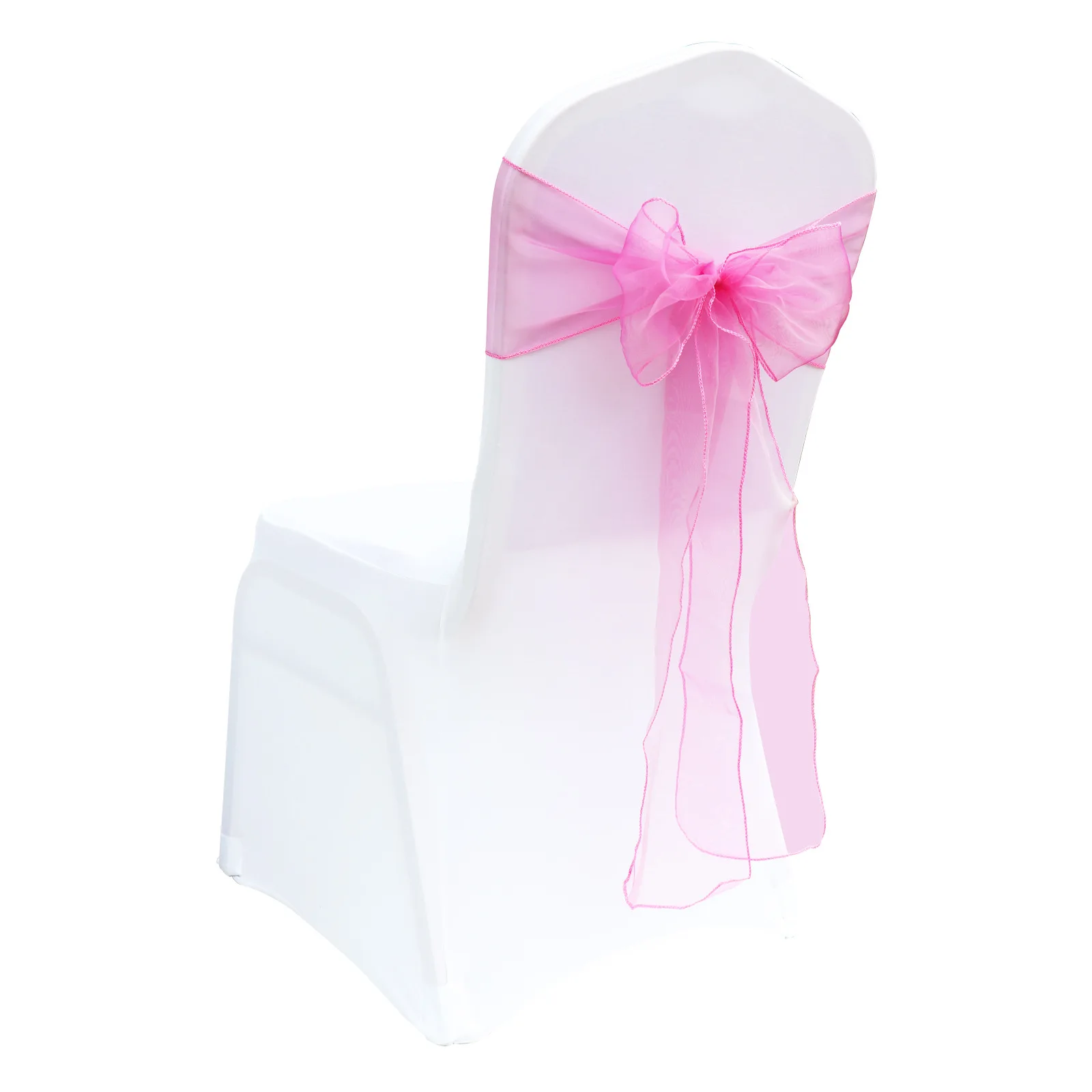 卸売 10/50 パックオーガンザ宴会椅子サッシュサッシュ蝶 - Wedding Supply Wholesale のレビューと価格
