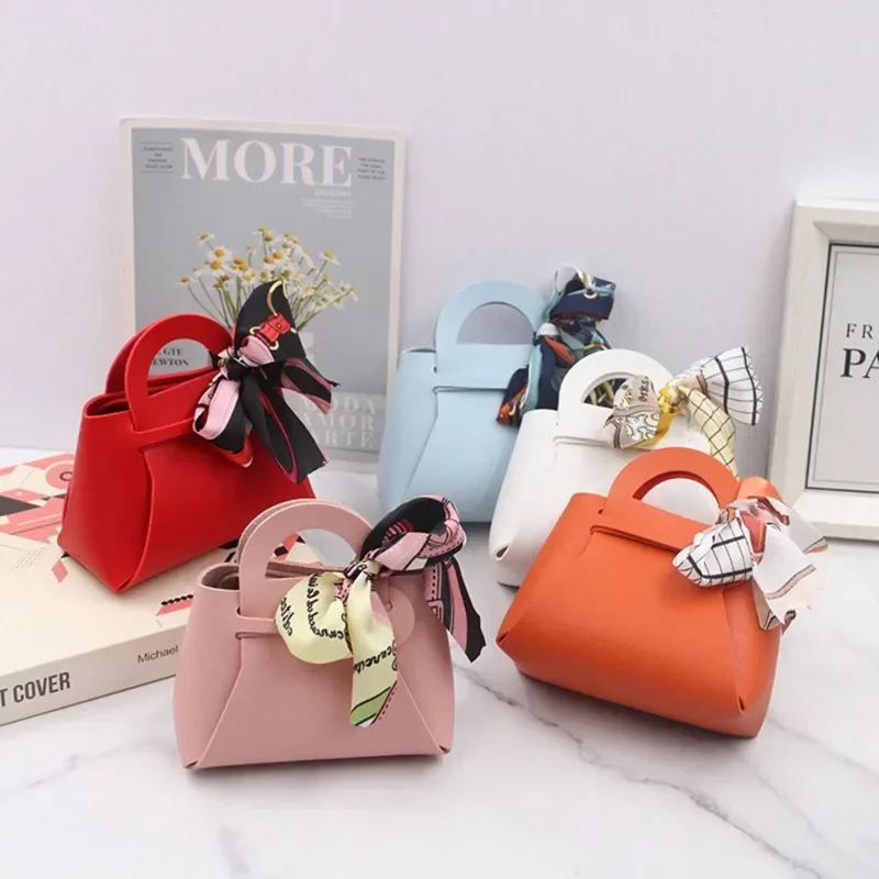 10 個配布レザーピンクギフトバッグ結婚式の好意バッグゲスト - Wedding Supply List のレビューと価格