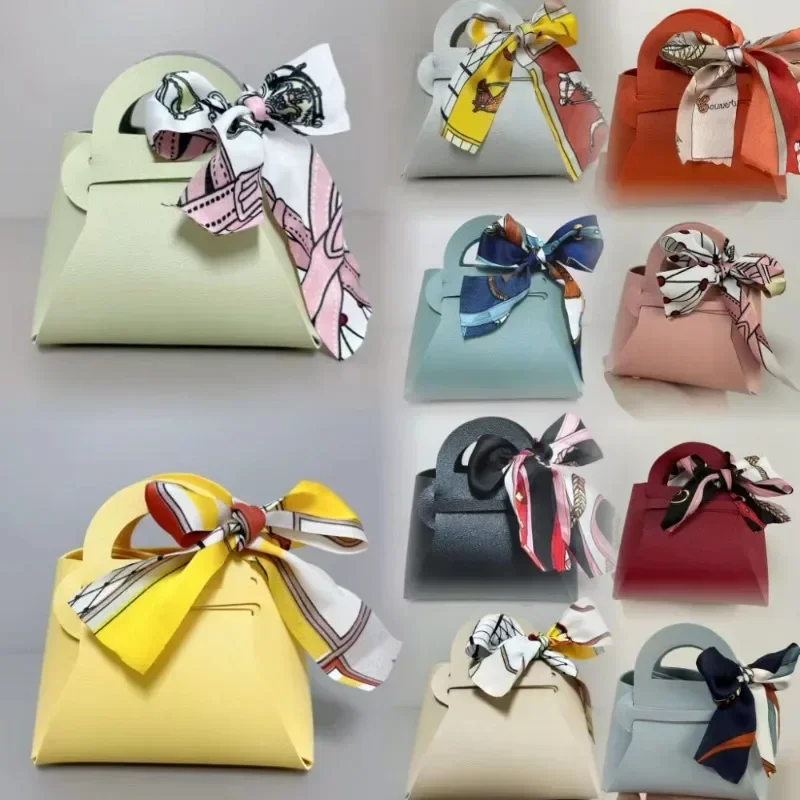 10 個配布レザーピンクギフトバッグ結婚式の好意バッグゲスト - Wedding Supply List のレビューと価格