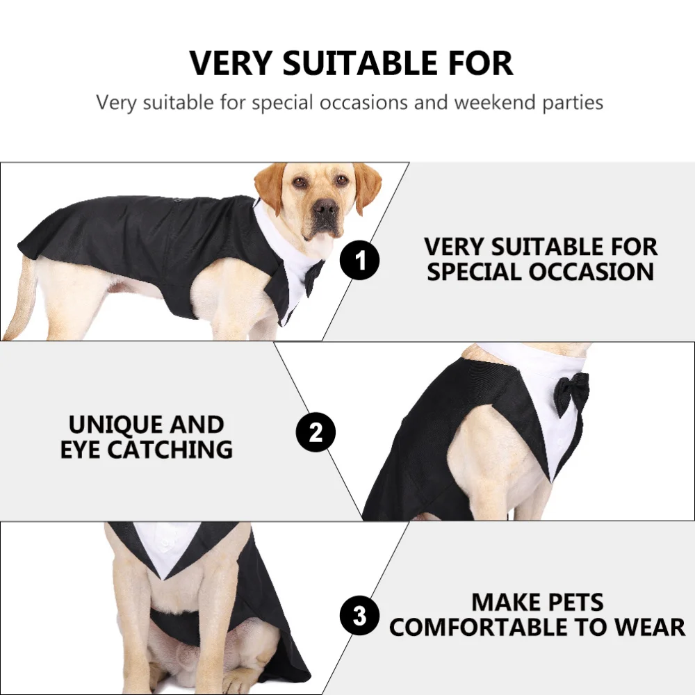 ペット犬服ファッションパーティーショーフォーマルスーツネクタ - Suitsupply Wedding Tuxedo のレビューと価格