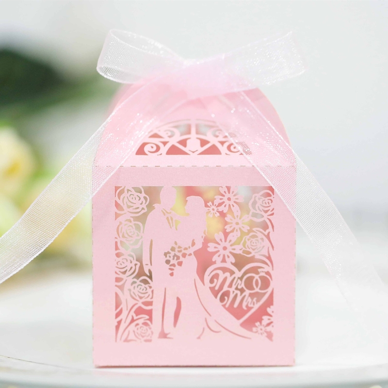 50/100/200 個の結婚式の花婿の花嫁のギフトボックス - Wedding Supply List のレビューと価格