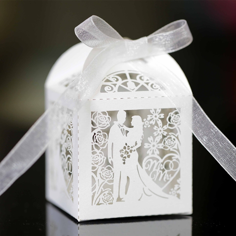 50/100/200 個の結婚式の花婿の花嫁のギフトボックス - Wedding Supply List のレビューと価格